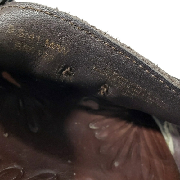 Born Naura Leather Loafer Moccasin Brown Bow Flats - Picture 7 of 8